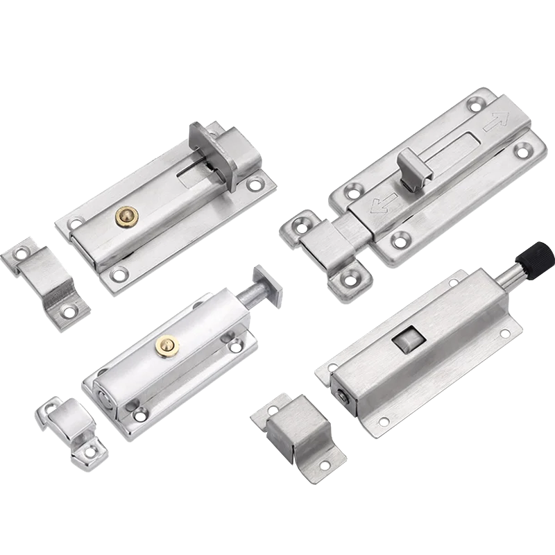 
Stainless steel lock bolt door bolt door lock buckle old-fashioned buckle anti-theft wooden door thickened bathroom floor 