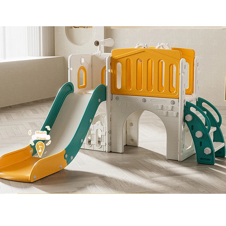 Factory Toddler Slide Set Kids Plastic Outdoor Indoor Playground Kindergarten Home Use with Climber Slide for Park Children