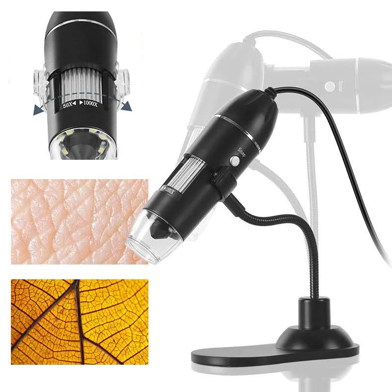 NP-UM1000S  50X-1000X Handheld Zoom USB Digital Microscope with Metal Stand