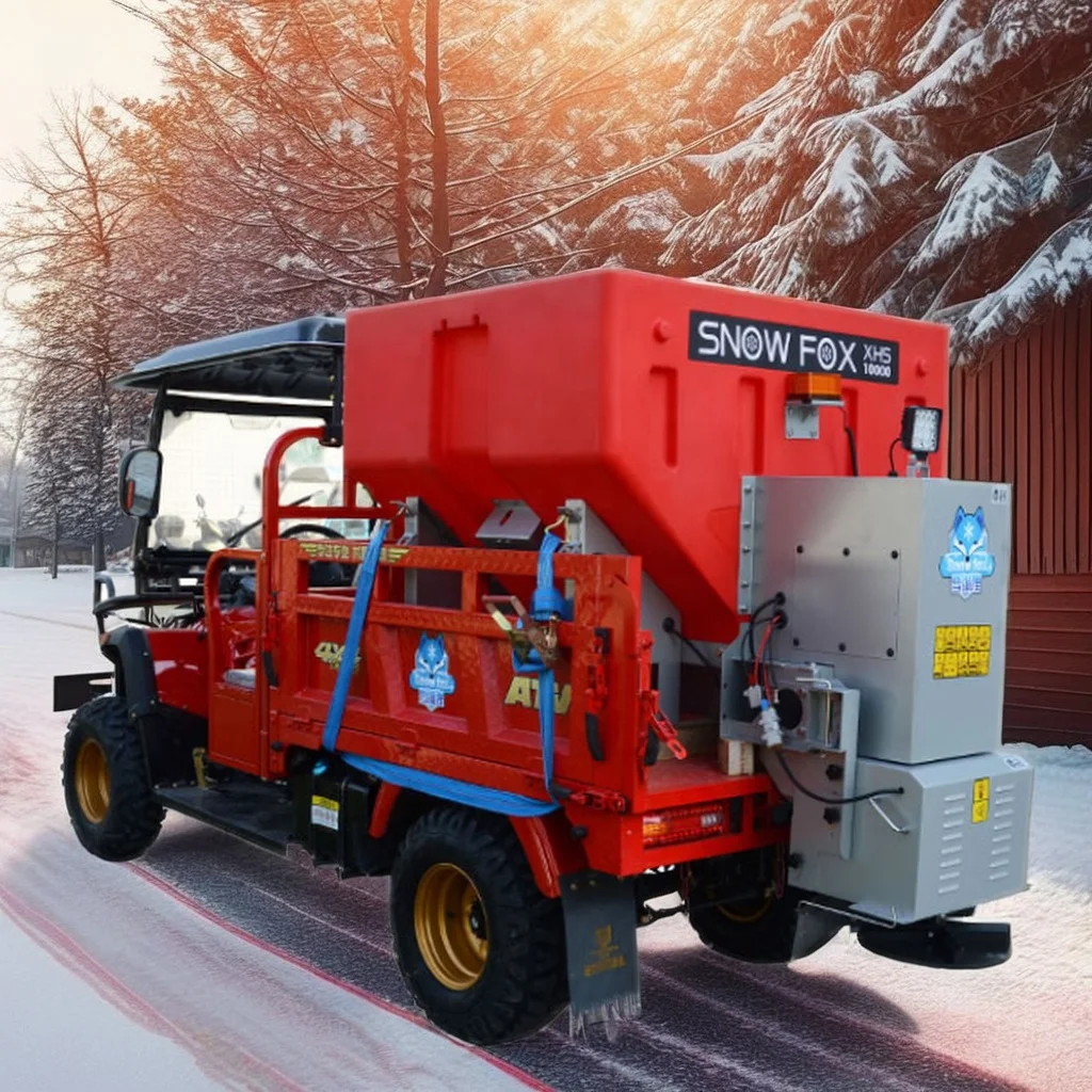 New Hot Sale XHS-10000 Salt & Fertilizer Spreader Machine Perfect Product for Snow Melting Agent Road Repairing Machine