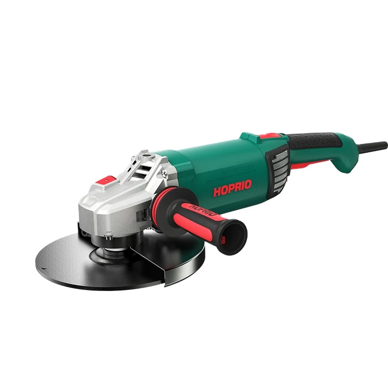 Power Tools Hoprio S1M-180YE1 7 Inch 2600W Electric Brushless Angle Grinder Wholesale Ready Stock