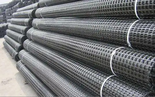 Pp Material Durable Civil Engineering Construc Pp Biaxial Uniaxial Road Geogrid