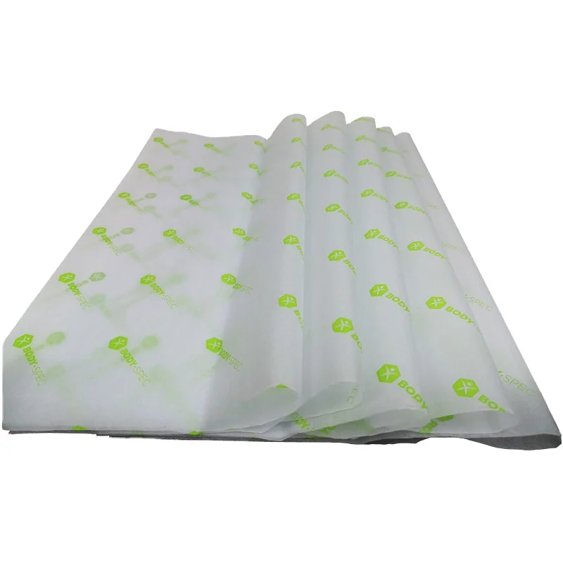 Custom Color Greaseproof Silk Paper Golden Custom Logo Printing Tissue Paper Packaging Bouquet Wrapping Paper