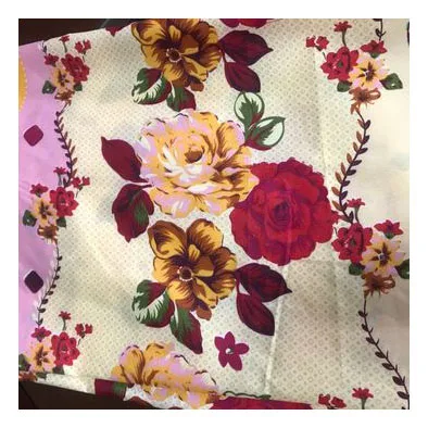 High quality 100% polyester microfiber bed sheet fabric 3d disperse printing