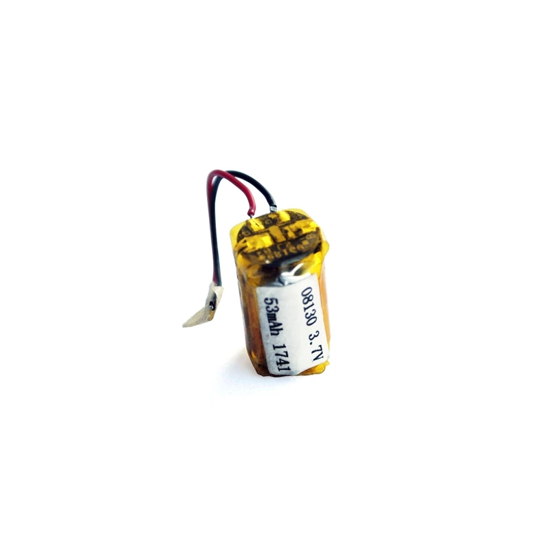 Factory wholesale LiPo battery AS08130 3.7V 53mAh rechargeable battery for speaker