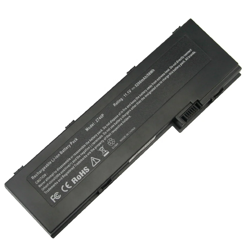 11.1V 5200mAh 6 Cells HSTNN-CB45 Laptop Battery For HP EliteBook 2740P-R3 2730P 2740P 2760P Notebook
