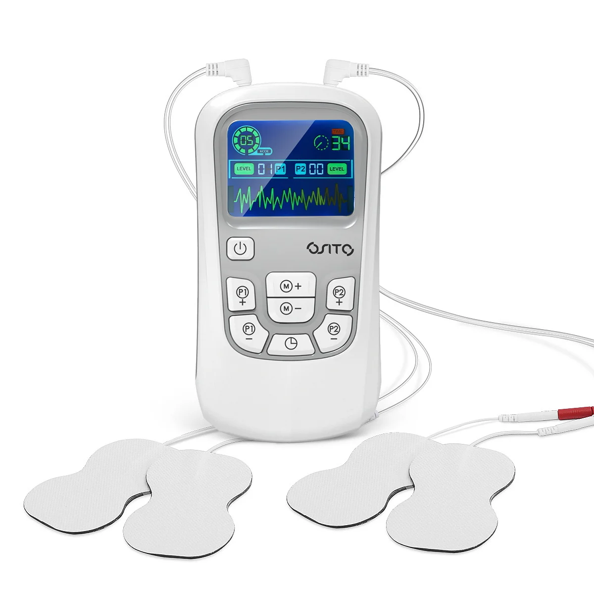 Popular EMS /TENS Dual output  Rechargeable Intelligent Low-frequency Multi-function Health Care Physical Therapy Device