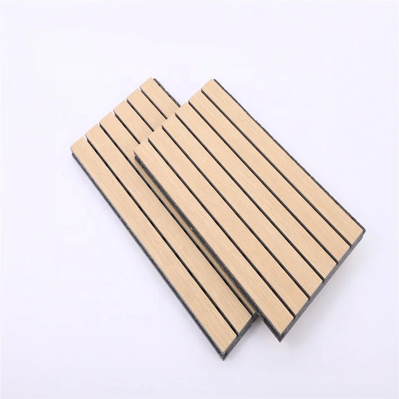 Achieve Perfect Acoustics with Fireproof 3D Grooved MDF Wood Panels for Conference Rooms