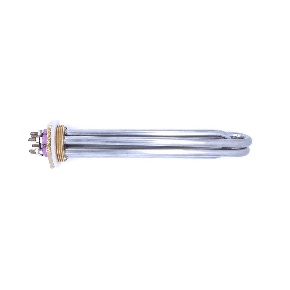 SS316 230V 4500W 3 Elements Immersion Heater for Water Tank