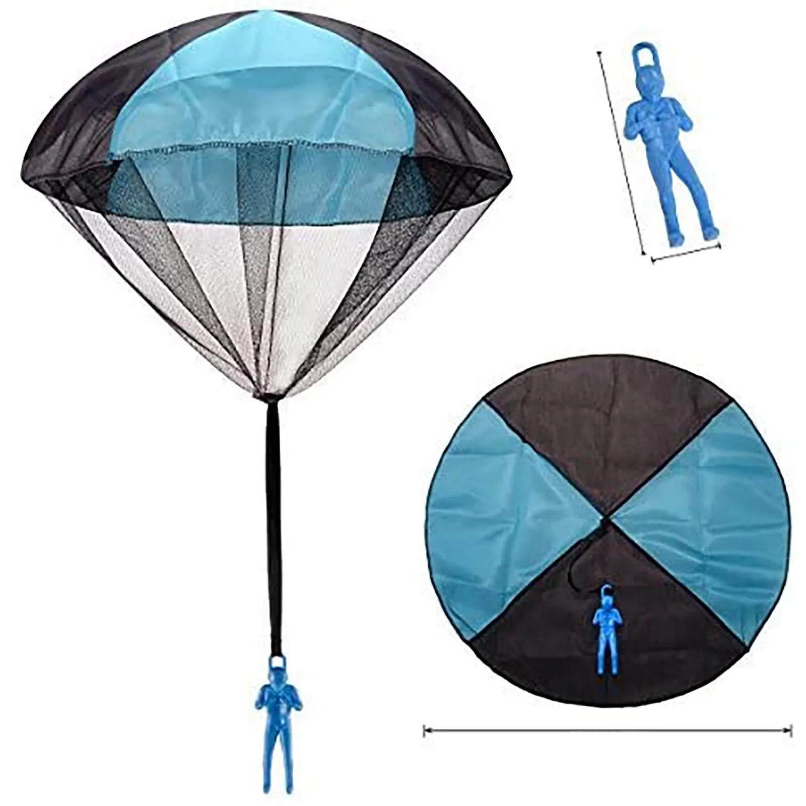47CM Mini Soldier Parachute Funny Toy Children Outdoor Game Hand Throwing  Play Fly Parachute Sport For Children Toy