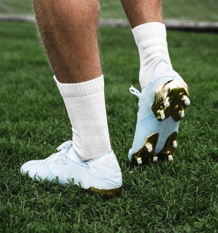 Manufacturer Custom Training  Best Leather Soccer With Logo Cleats Youth Football For Men Shoes