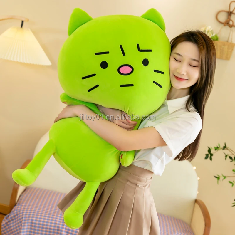car pillow soft plush toys baby stuffed animal cat doll
