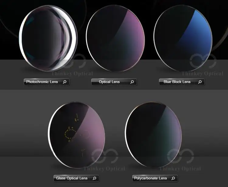 wholesale eyeglass lens optical CR39 1.49 1.56 1.61 1.67 1.74 UC/HC/HMC/SHMC single vision ophthalmic lenses