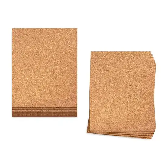 Silent cork sheets for underlay for floor soundproofing