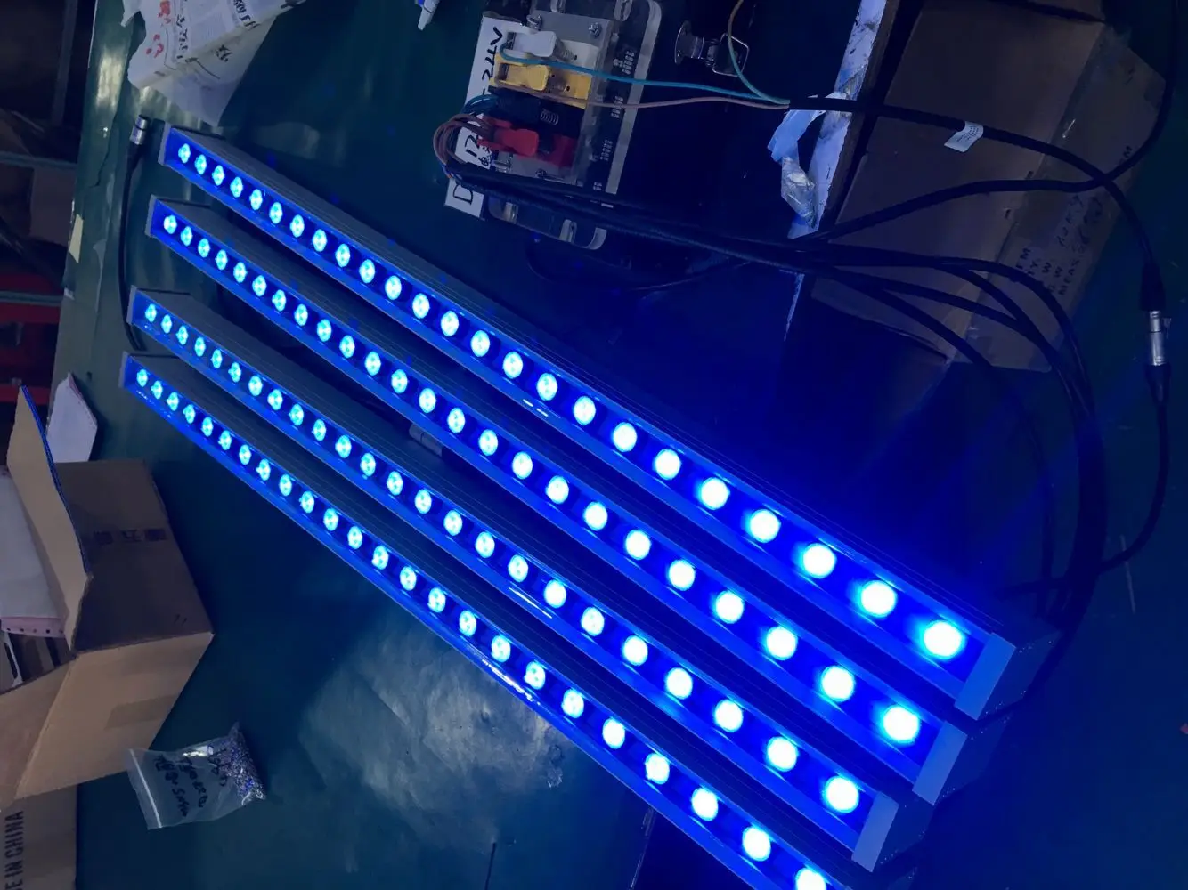 DMX512 Control RGB3in1 LED Linear Facade Wall Washer Light For Commercial Building And Landscape