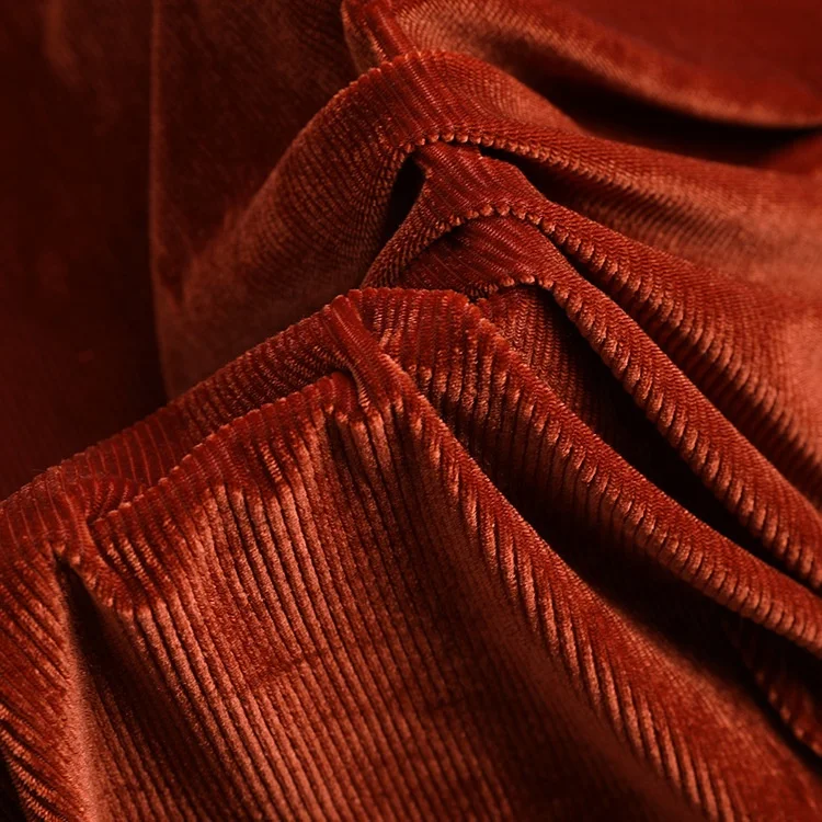 
Good feel Korean velvet polyester spandex fashion flannelette home textiles clothing fabric 