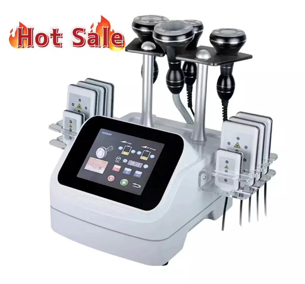 2023 new trending S-SHAPE 30k 40k 80k Cavitation RF Lipo Laser Body Slimming Machine For body spa