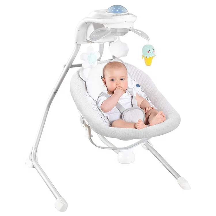 
wholesale baby safety swing sleeping bed foldable baby swing and bouncer portable Multifunction electric baby bouncer 