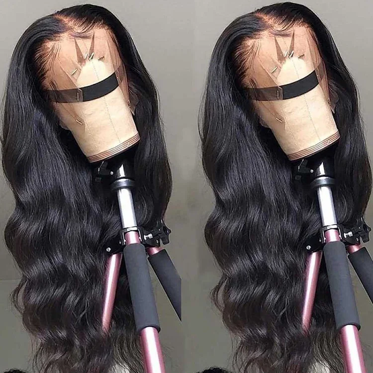
french lace body wave lace wig human hair 150 density raw brazilian body wave human hair lace front wig 