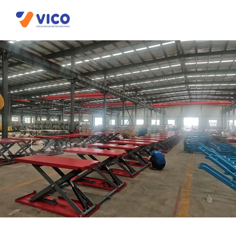 Vico CE custom mobile 3.5T mid rise scissor 2 cylinder car lift car lifting machine #JSZM-3227 auto hoist for garage Hydraulic