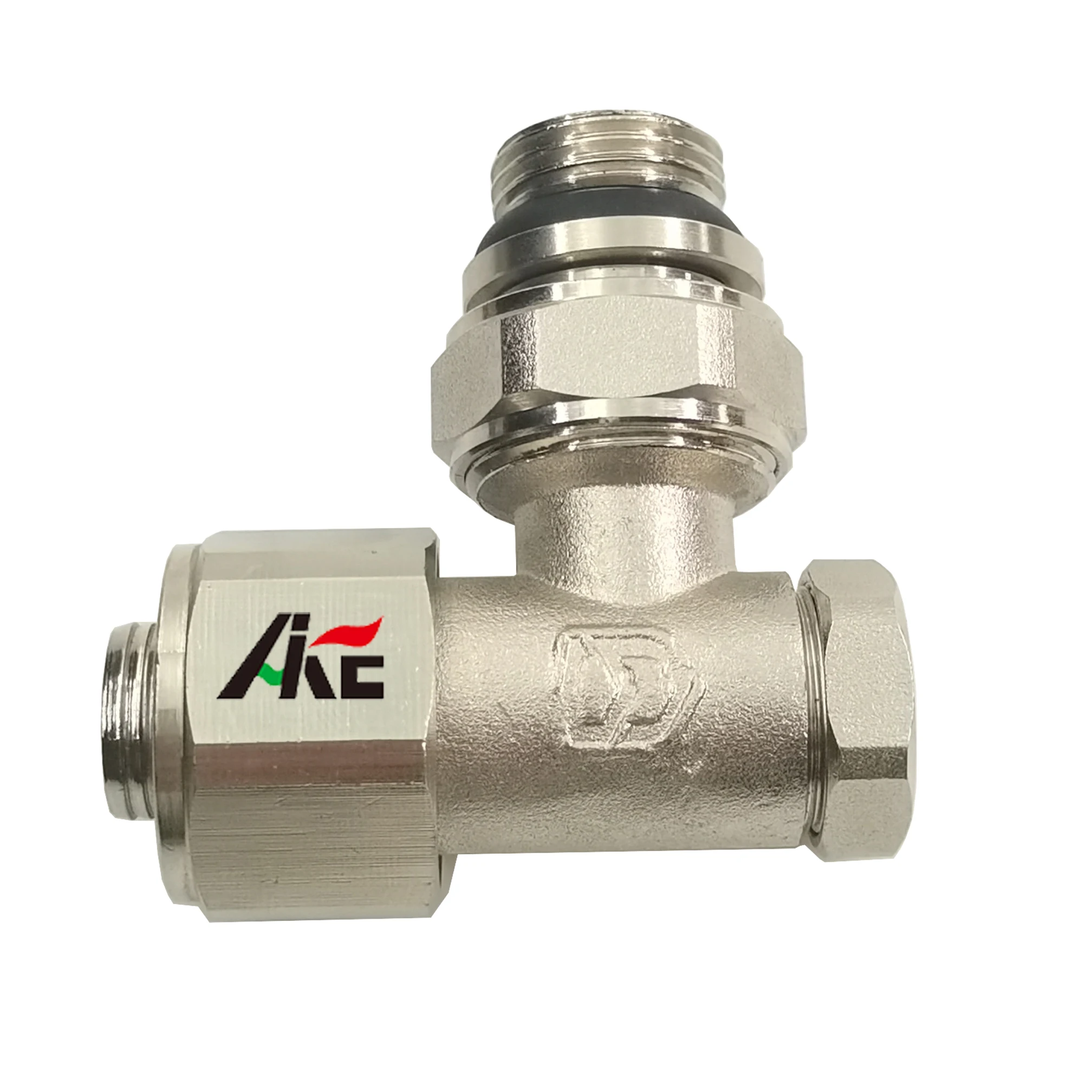 thermostatic control radiator valve pex pipe compression brass angle return valve