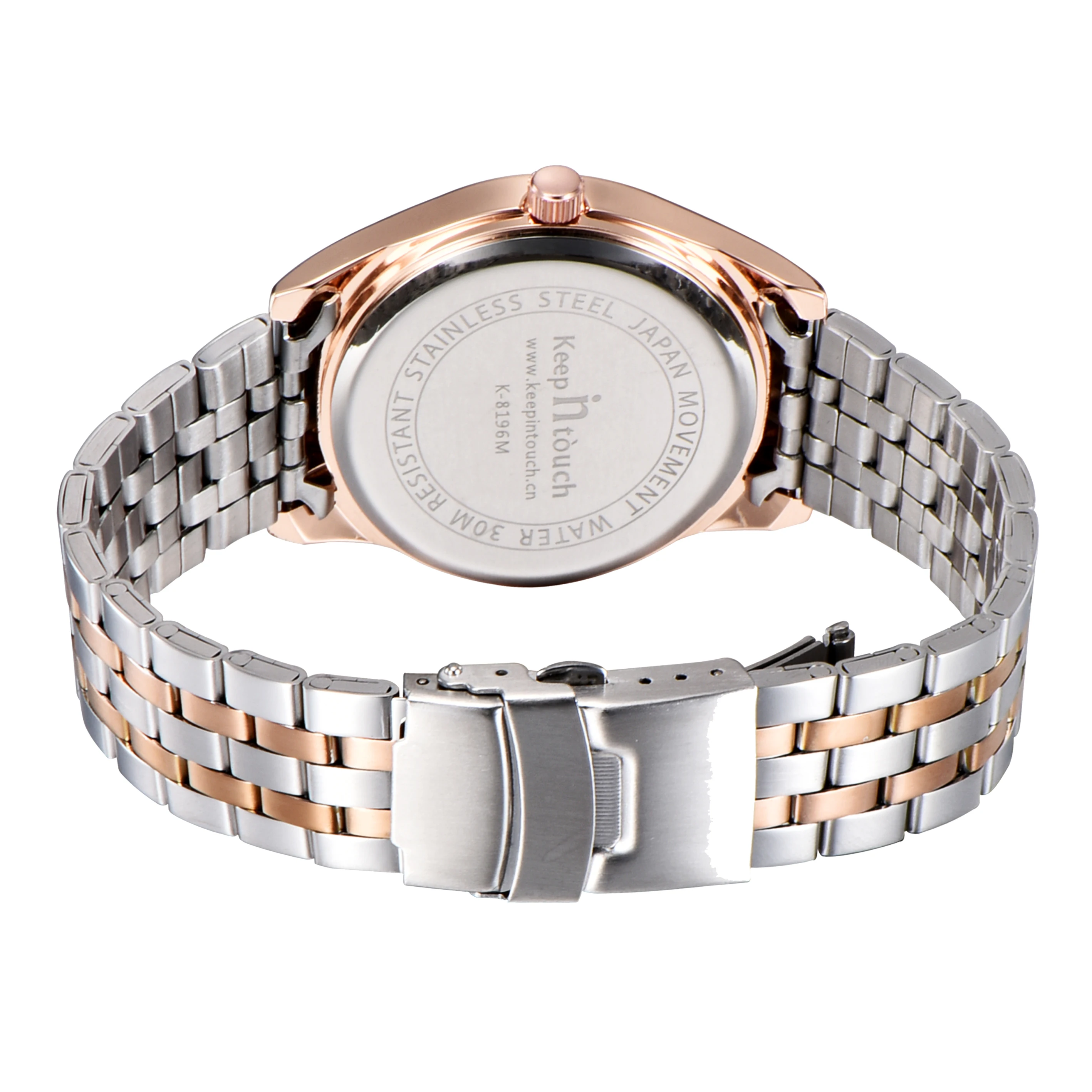 Hot sale waterproof quartz wrist watch luxury mens stainless steel watches custom logo