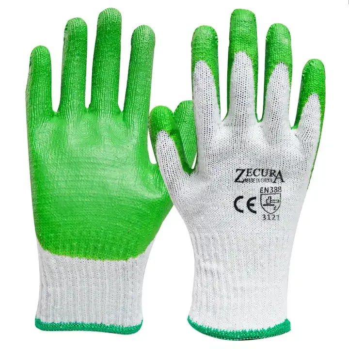 Thickened wear-resistant anti-slip adhesive protective gloves Labor protection garden garden gardening gloves