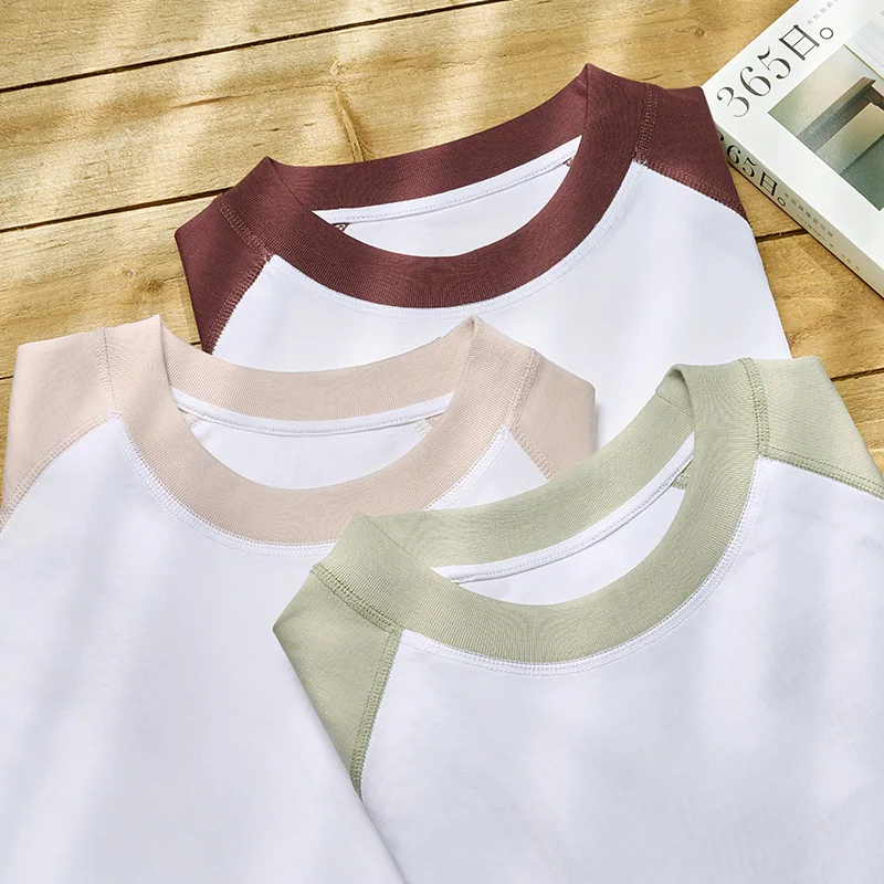 high quality wide boxy blank t shirt heavy weight cotton tshirt oversized black white t-shirt for men