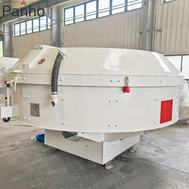 THZ2250 High performance Teka brand concrete pan mixer for precast concrete and ready-mix concrete