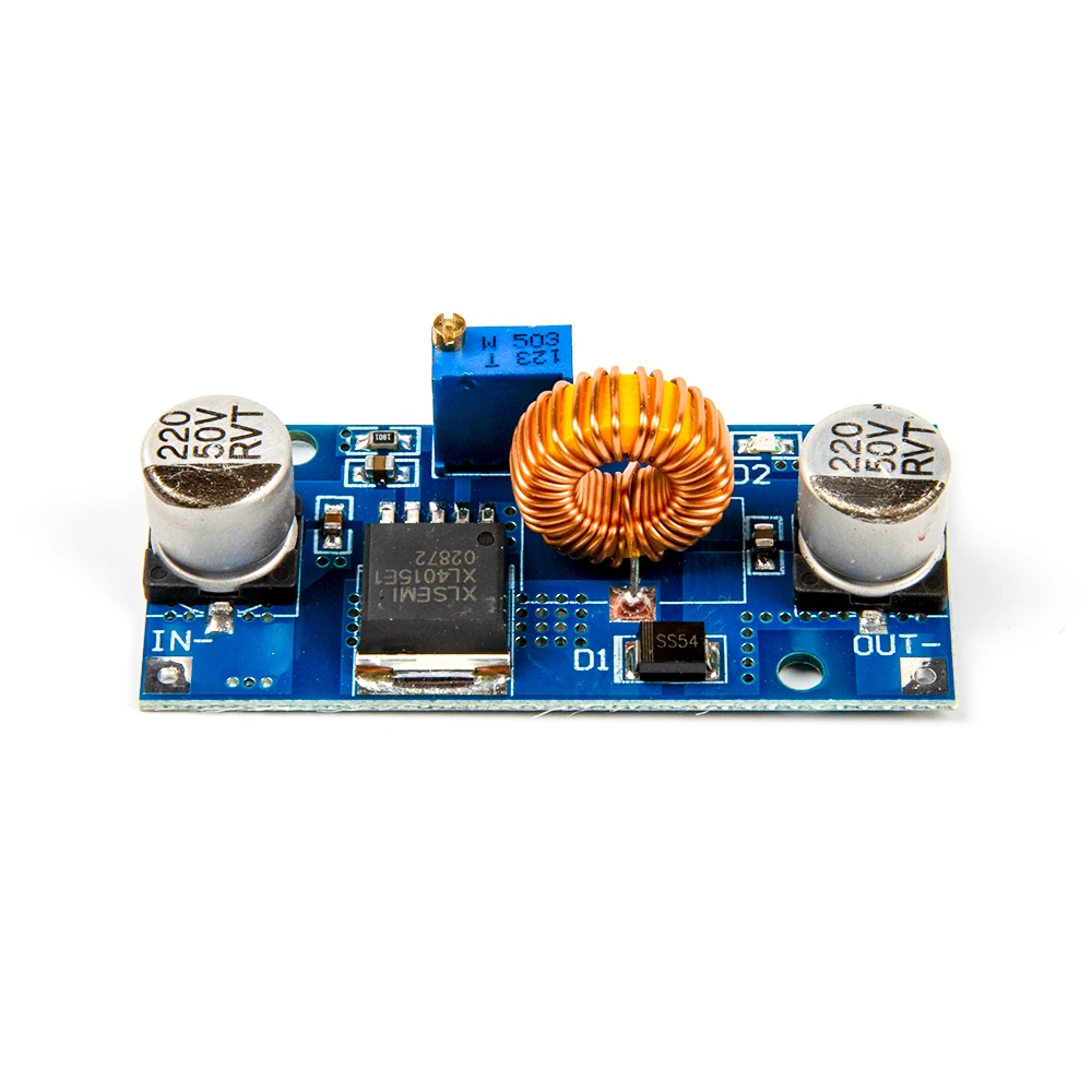 XL4015 DC-DC 4-38V Step Down Adjustable Power Supply Module 5A 96% High Efficiency