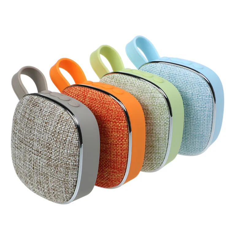 QIYU Stereo Fabric Wireless Bluetooths Speaker Portable Music Mini Speaker Bluetooths