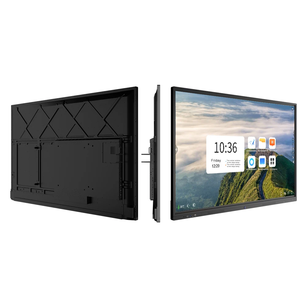 Screen Teaching Board Smart Panel 86 Inch Interactive Whiteboard Android 20 Point Touch 4K Smart Technology Digital Blackboard