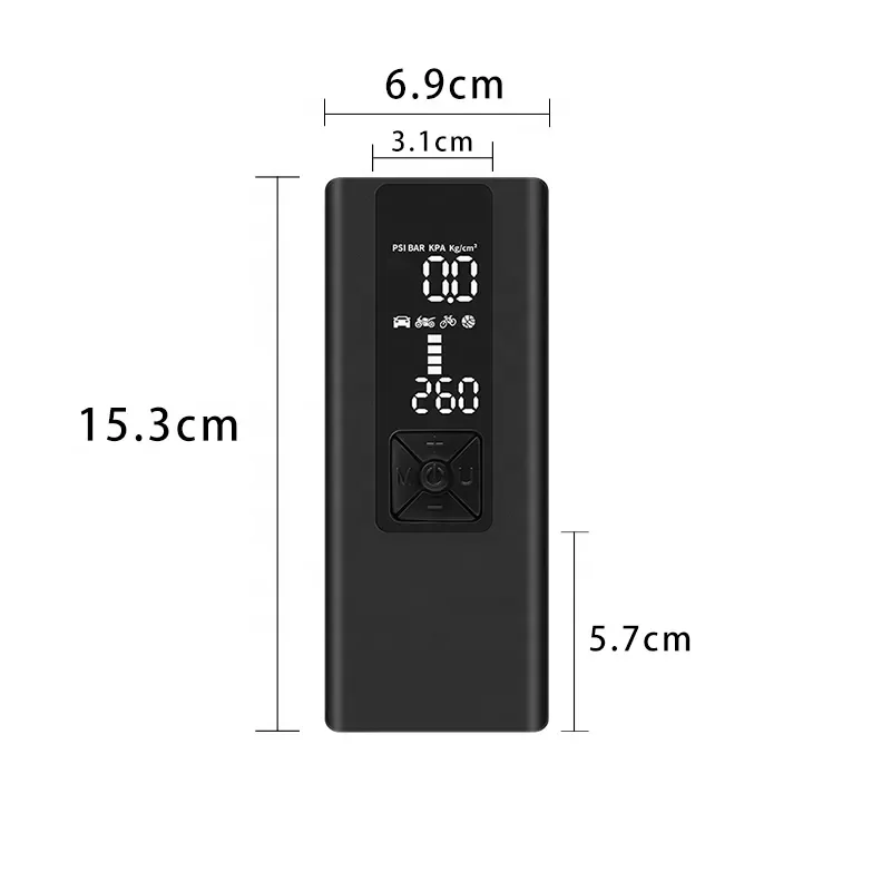 RIBOTON Automobile High-power Tire Vehicle Mounted Inflation Electric Pump Wireless Portable Car Air Pump