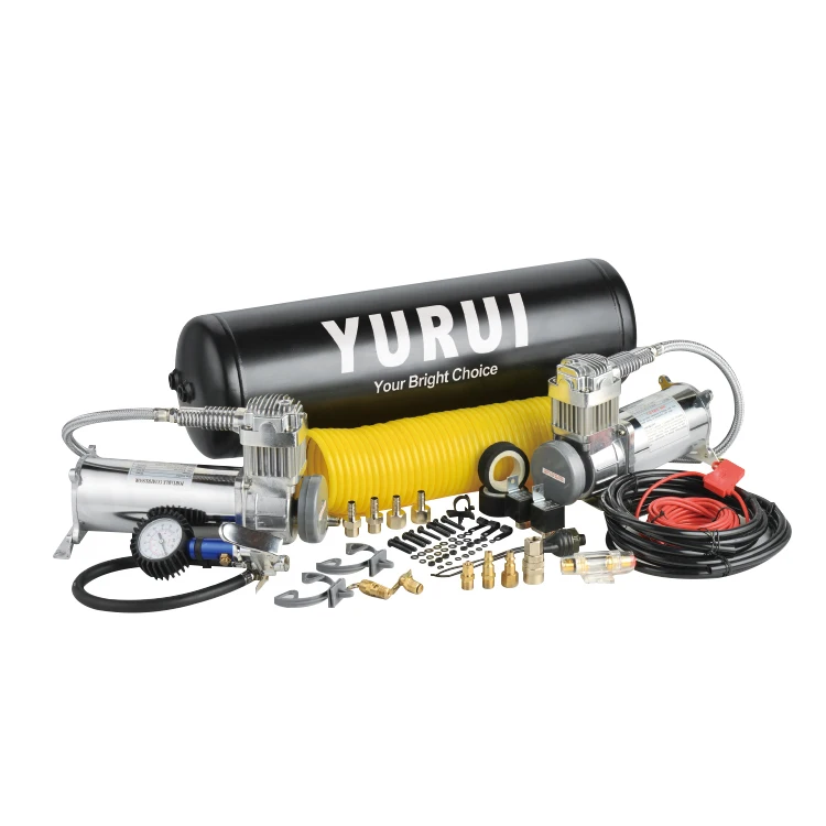 high quality 12 volt multifuctional strong power air suspension compressor pump repair kit for airbags with handle for SUV