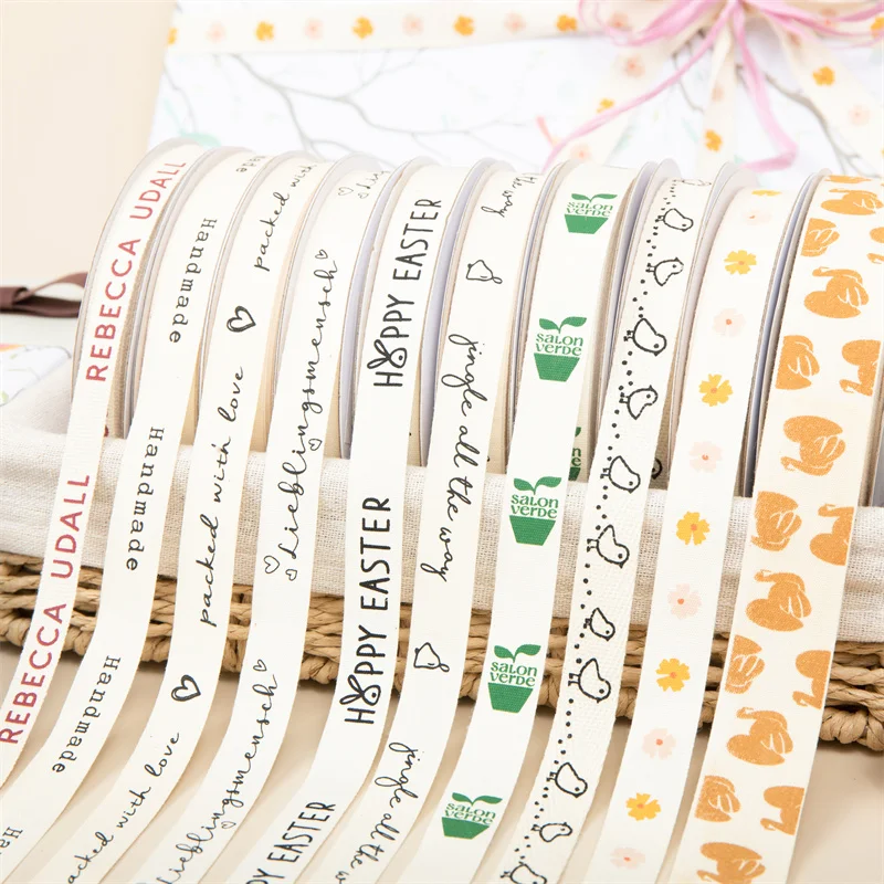 Custom  wholesale 1 inch Width cotton twill ribbon herringbone tape For paper Bags Handle with metal plug