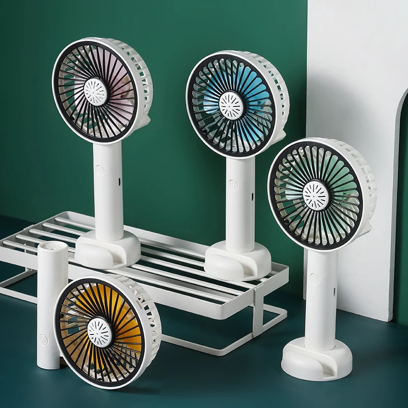 2024 New Battery Operated Personal Usb Electric Fan Desktop Air Cooler Outdoor Travel Handheld Mini Fan With Add Essential Oils