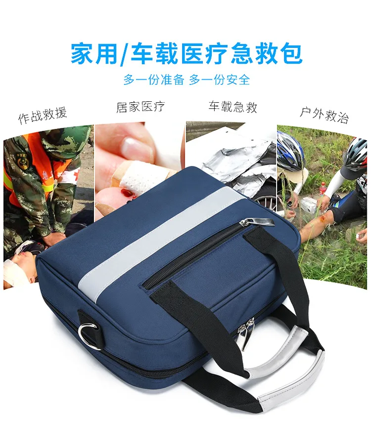 High Quality Emergency Medical Waterproof Oxford Bag Outdoor Car EMT Trauma Medical Emergency First Aid Cooler Bag