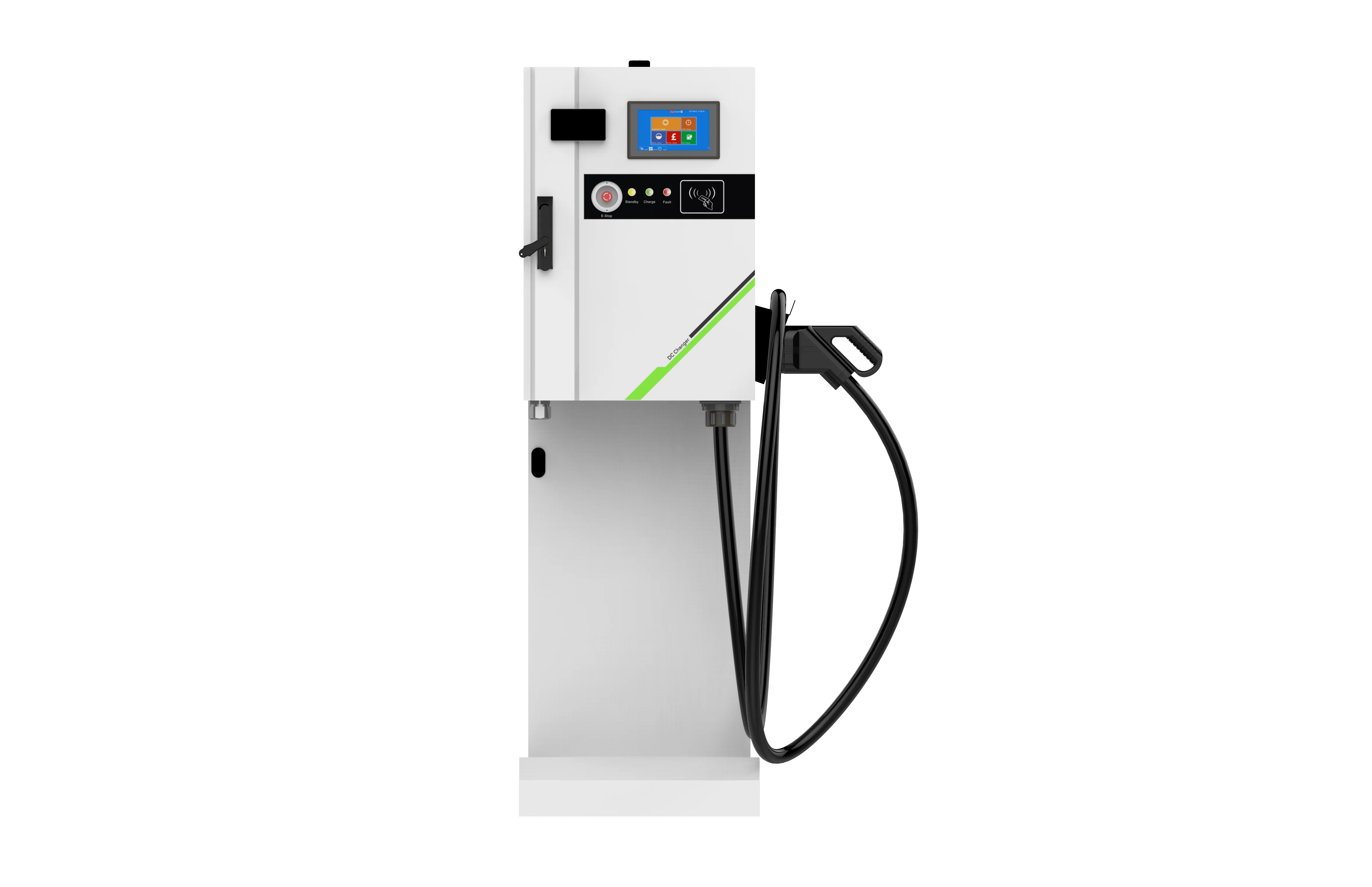 Hiconics 30 кВт DC быстрое зарядное устройство OCPP EV зарядная станция с разъемами CCS и CHAdeMO