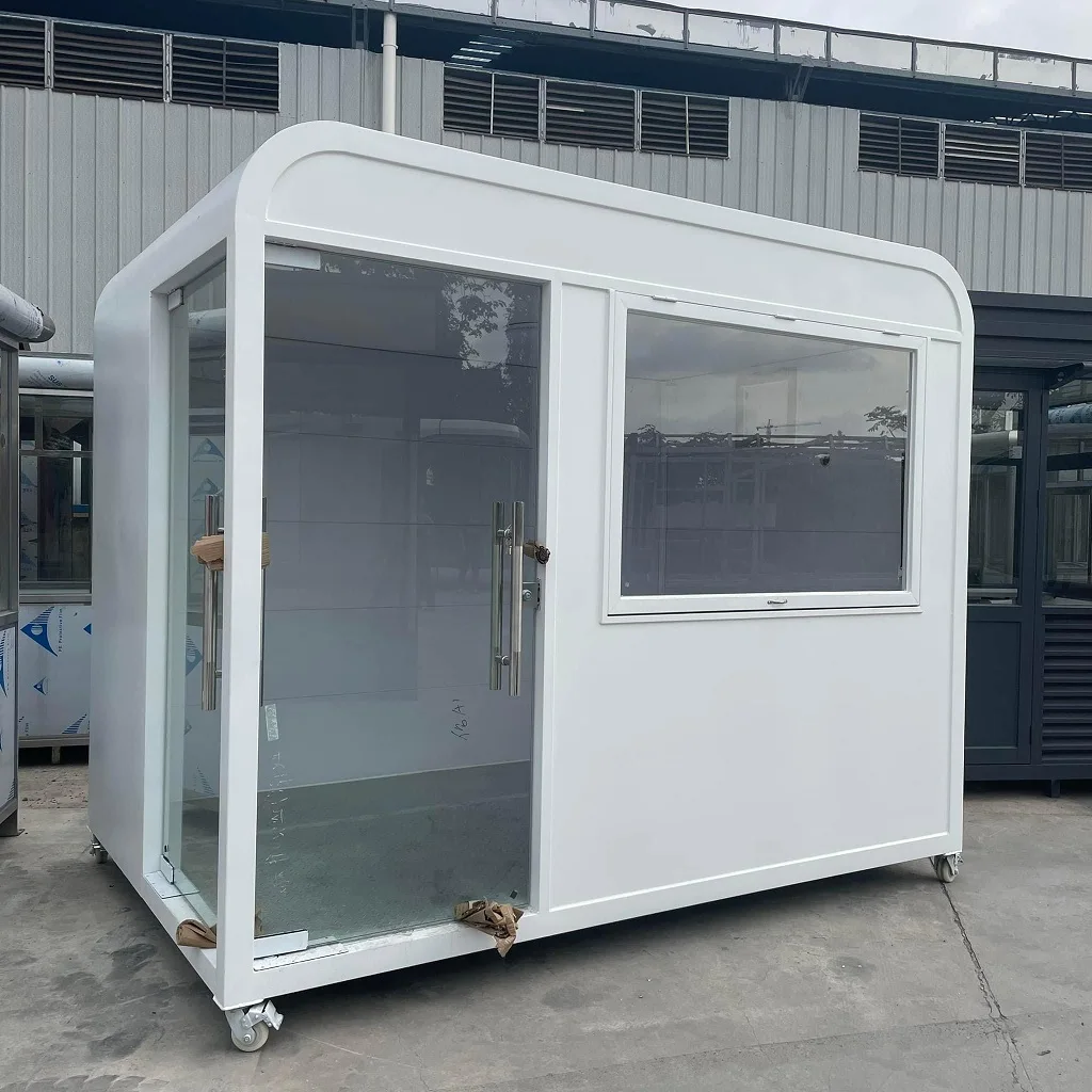 container for 200 people kiosk cabin modern  restaurant companylogo qingdao xinguangzheng steel structure steel box