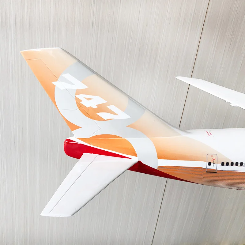 120cm Boeing Airline B747 1/58 Large Scale Hanging Model Aircraft for Display