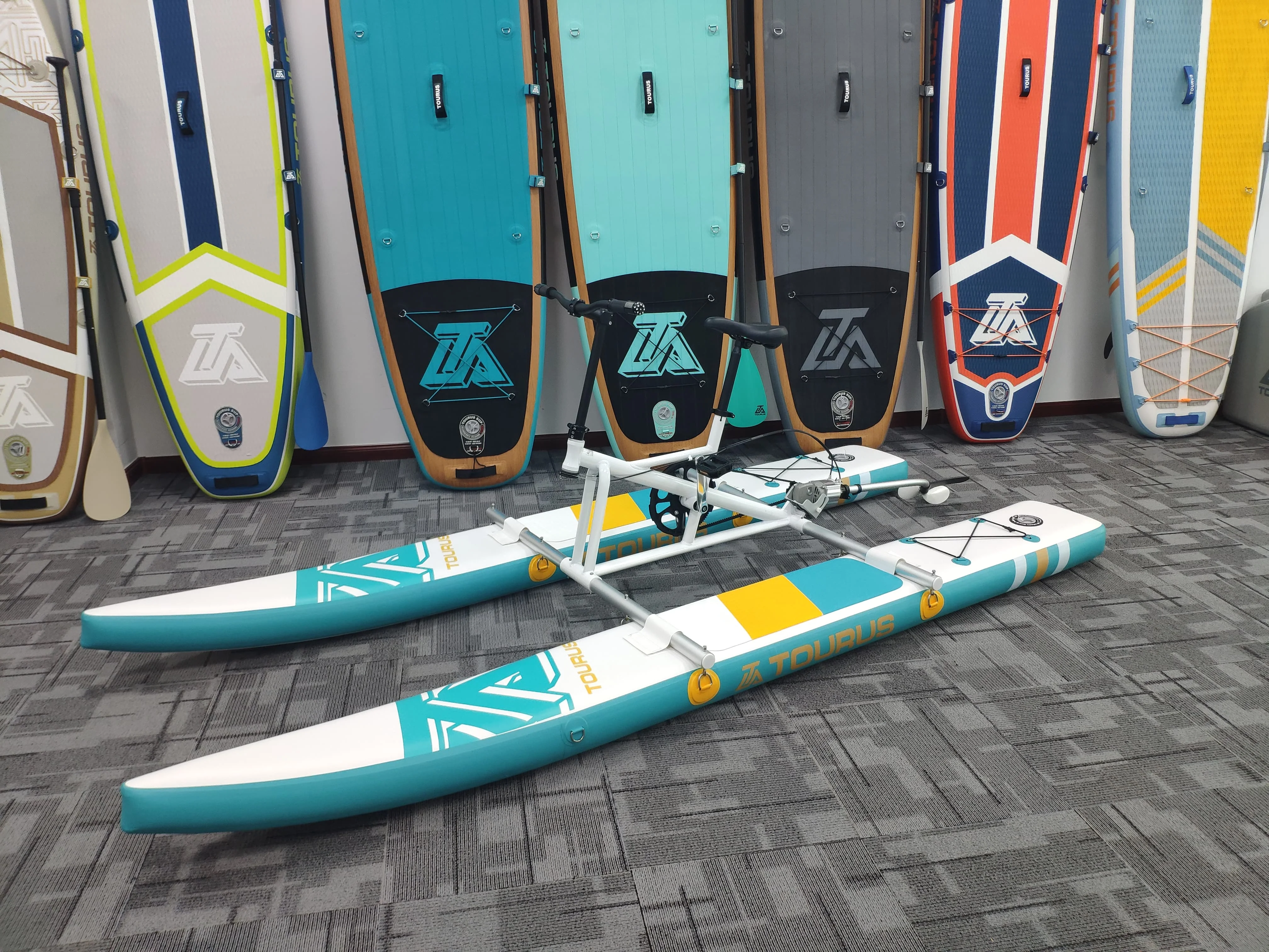 TOURUS 2024 New Inflatable Water bike pedal inflatable prices for sale