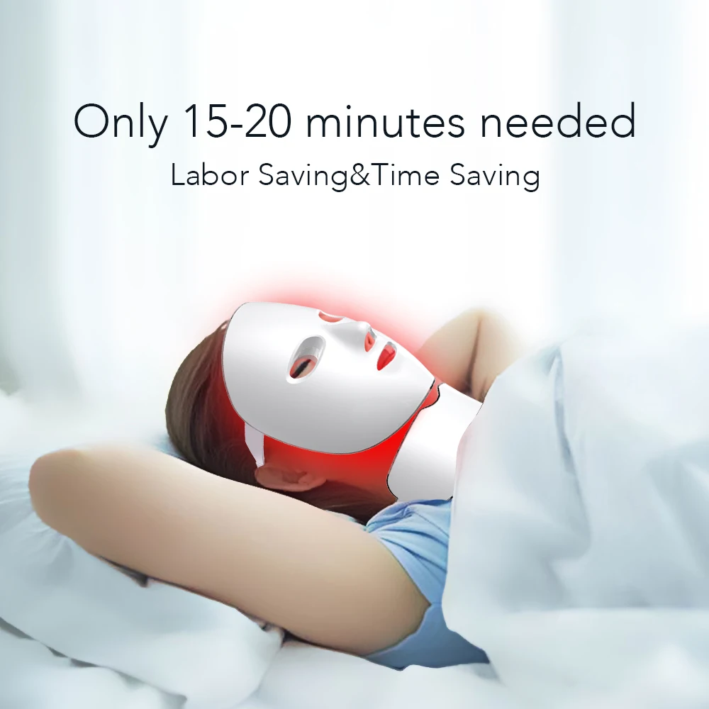 OstarBeauty Skin Care Light Therapy Rejuvenation Led Mask Face And Neck Led Light Therapy Sheikd Mask Near-Infrared Treatment