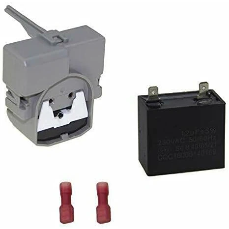 W10189190 TSD2 Start Device Combination & W10662129 Compressor Run Capacitor for Whirlpool Refrigerator & Freezer W10197428 2419