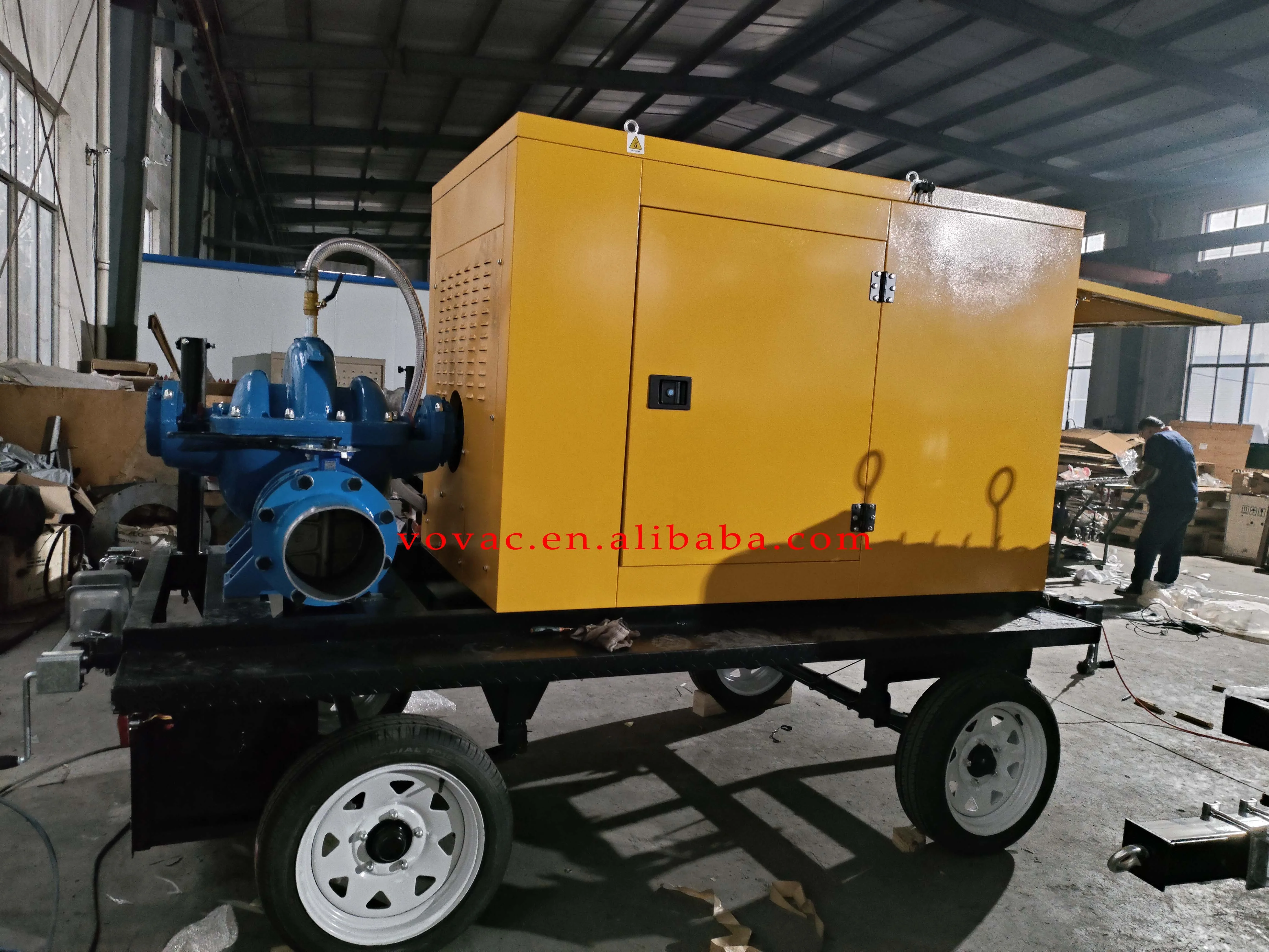 Factory wholesale  high quality diesel engine water pump with vacuum pump self suction system