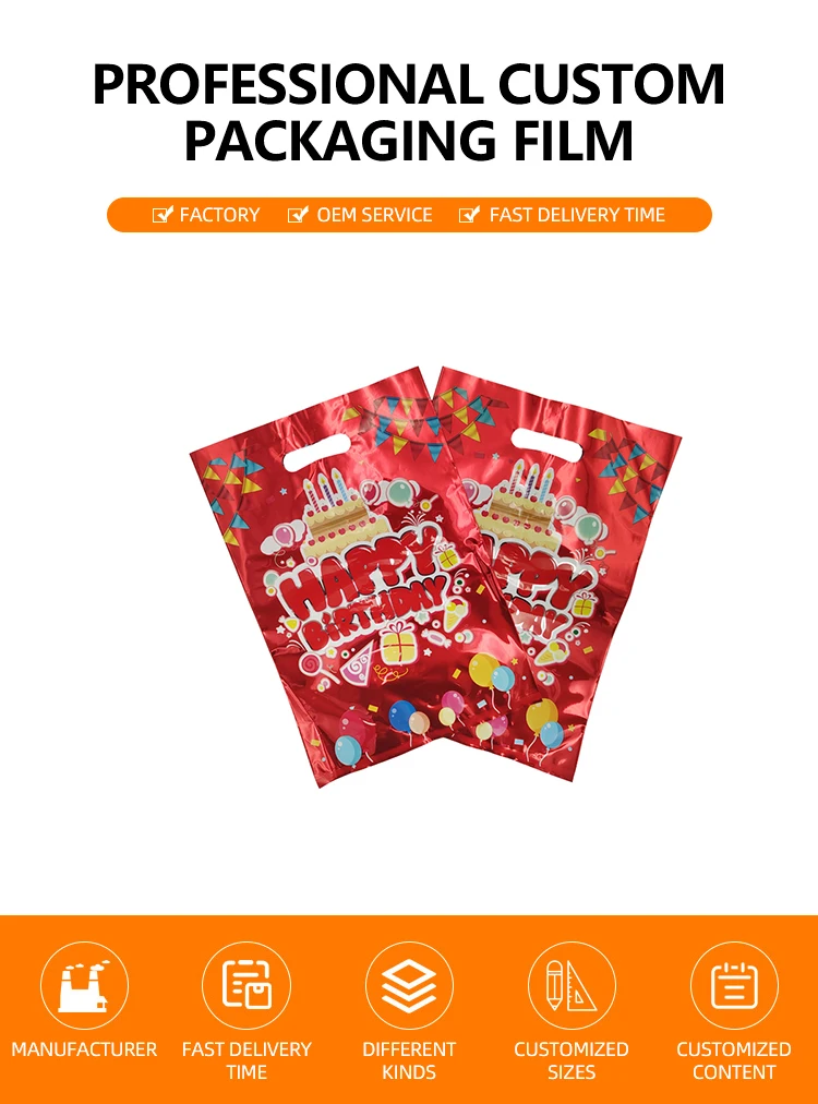 pa/pe packing film rolls for candy film food roll plastic materials