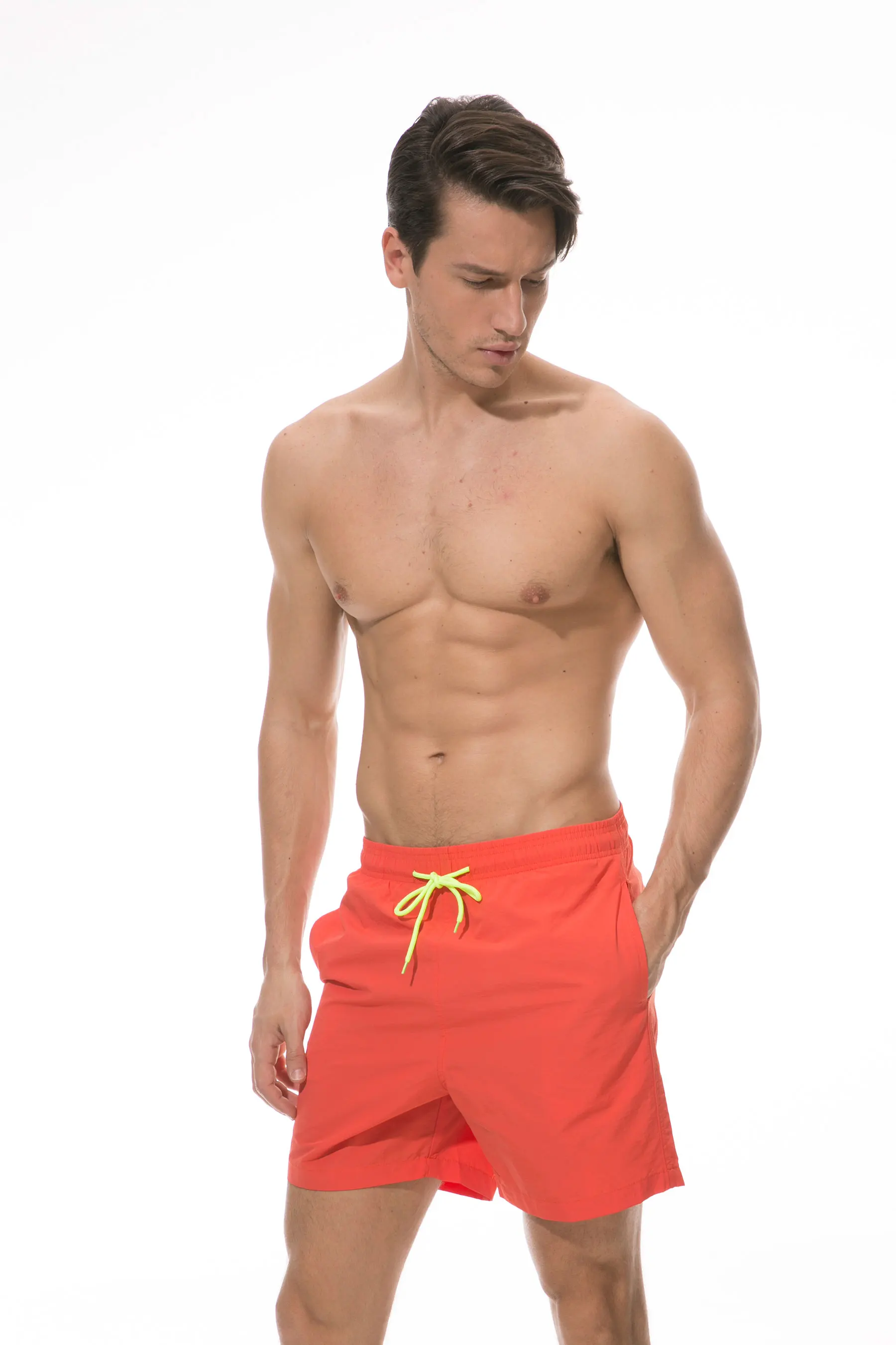 Summer Sports Shorts Custom Logo Mens Swim Shorts Running Nylon Shorts100% Polyester Swim Trunks Mesh Beach Shorts For Men