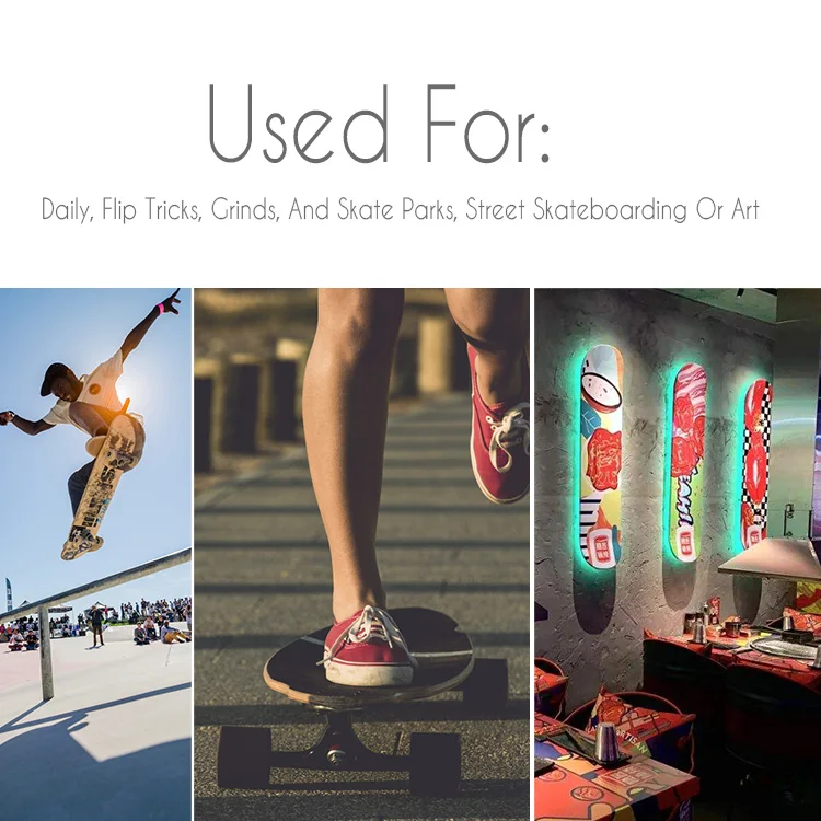 Maple Bamboo Surf Skate Board Truck Bushing Water Bridge Surf Skateboard Trucks