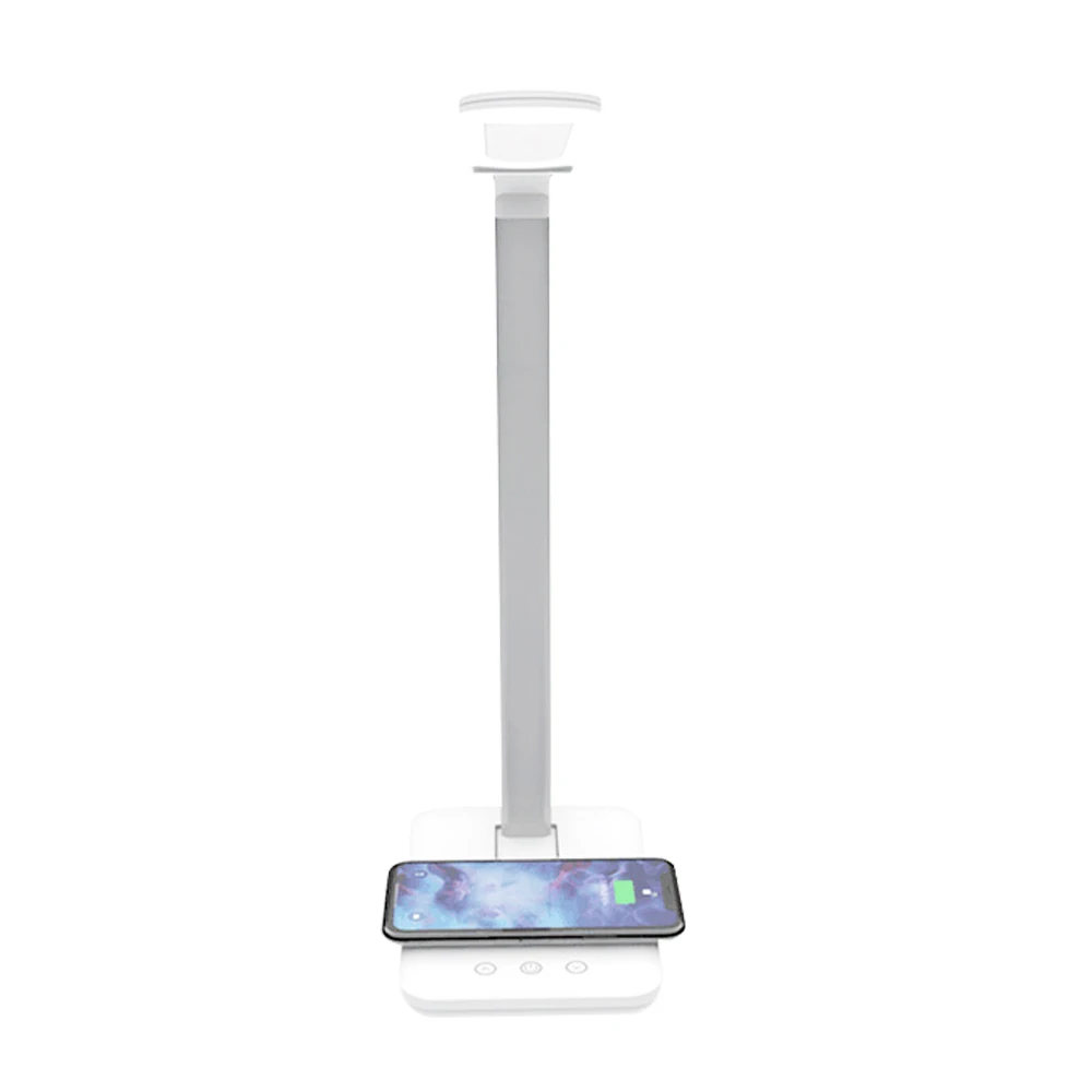 
2021 Hand Touch LED Office School Desk Lamp With Smartphone Wireless Charger 