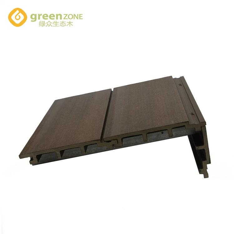 Size Customized cladding exterior anti sound wood texture wpc wall panel