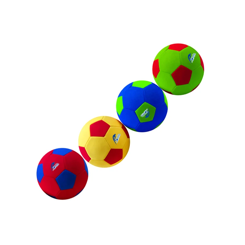 Summer Time Beach ball Game Soft Cloth Neoprene Soccer Ball